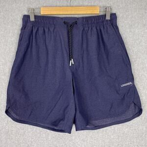 Legends Shorts Mens M Navy Blue Luka Linerless 7" Short